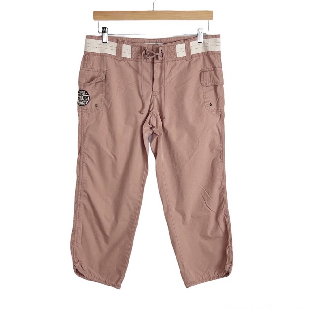 Vintage Old Navy Y2K Ultra Low Rise Cropped Cargos 8